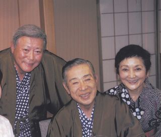 傘寿を祝う会で司会を務めたタレント・小倉智昭さんを招いて石川県の温泉で