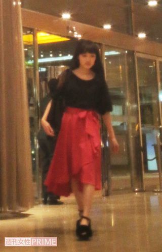 『西郷どん』打ち上げ（1次会）に参加した上白石萌音（'18年）