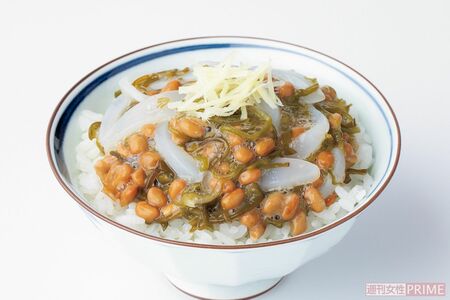 いかめかぶ納豆丼　撮影／矢島泰輔