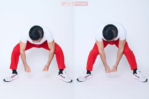 【本山式筋トレ】ひじ・ひざPUSH　撮影／山田智絵