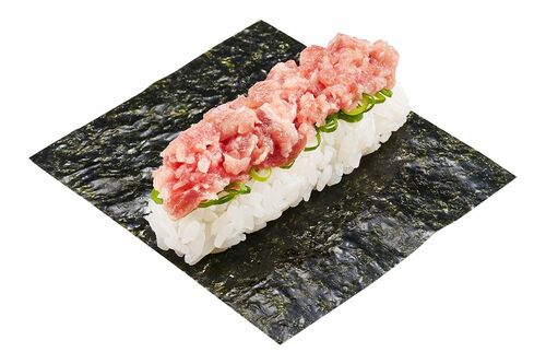 【スシロー】天然インド鮪ねぎとろ手巻/260円～