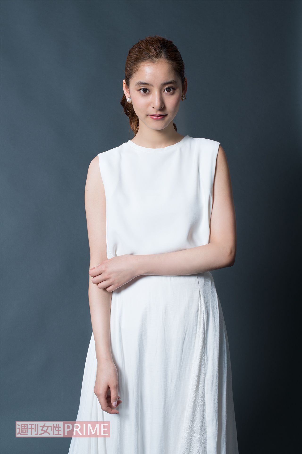 『CRISIS 公安機動捜査隊特捜班』（フジテレビ系　火曜夜9時～）に出演中の新木優子　撮影／渡邉智裕