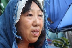 高江で暮らす『ヘリパッドいらない住民の会』の伊佐育子さん