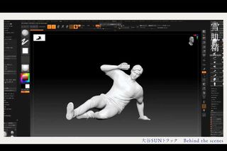 「大谷SUNトラック」製作の様子（雪肌精の公式Xより）