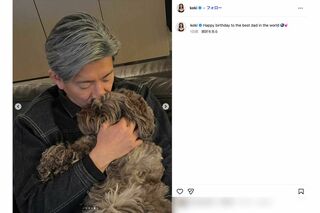 木村拓哉、53歳の誕生日にKoki,が投稿した写真（インスタグラムより）