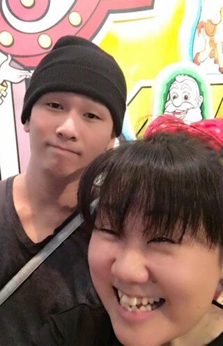 '17年に婚約を発表した際、Twitterに載せられたみはるさんと夫・Mr.シャチホコ氏のツーショット