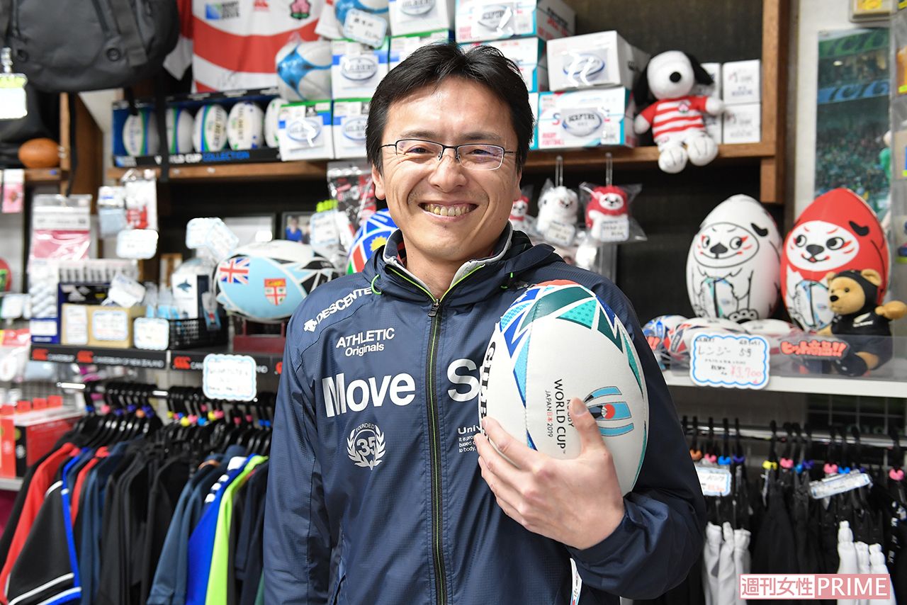  開催を待つ釜石市民らの協力を得て撮影