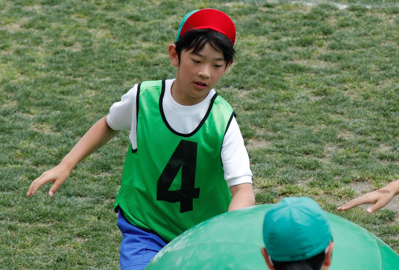 悠仁さま、小学6年生の時の運動会で（2018年5月19日）