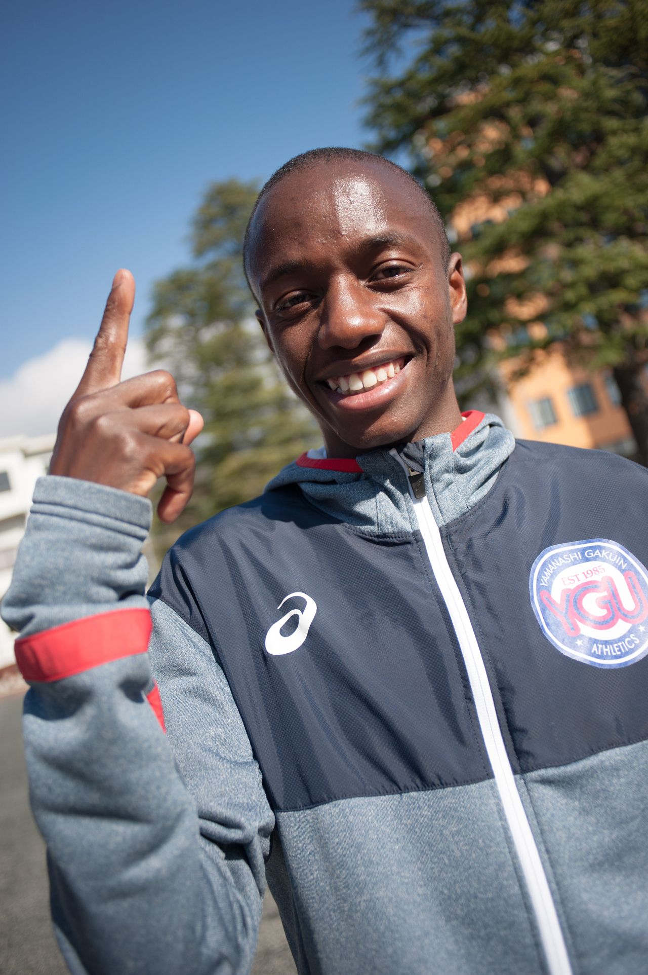 山梨学院大・ドミニク・ニャイロ選手