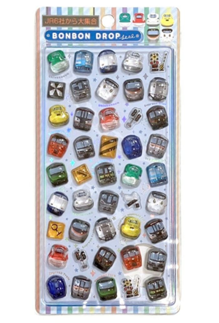 JRグループエキナカ小売業6社による『BONBON DROPシール』（JR東海MARKETより）