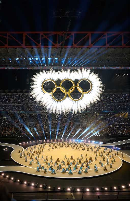 ミラノ・コルティナ五輪の開会式（代表撮影）