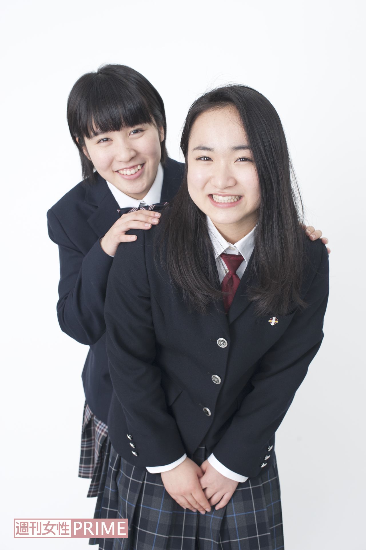 平野美宇（左）伊藤美誠（右）撮影／渡邉智裕