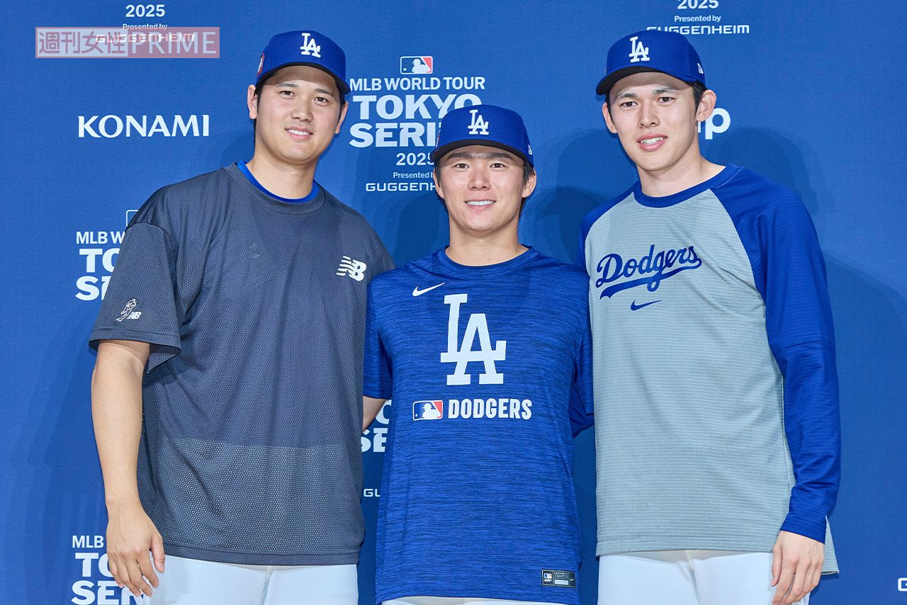 ドジャース・大谷翔平投手、山本由伸投手、佐々木朗希投手（2025年）