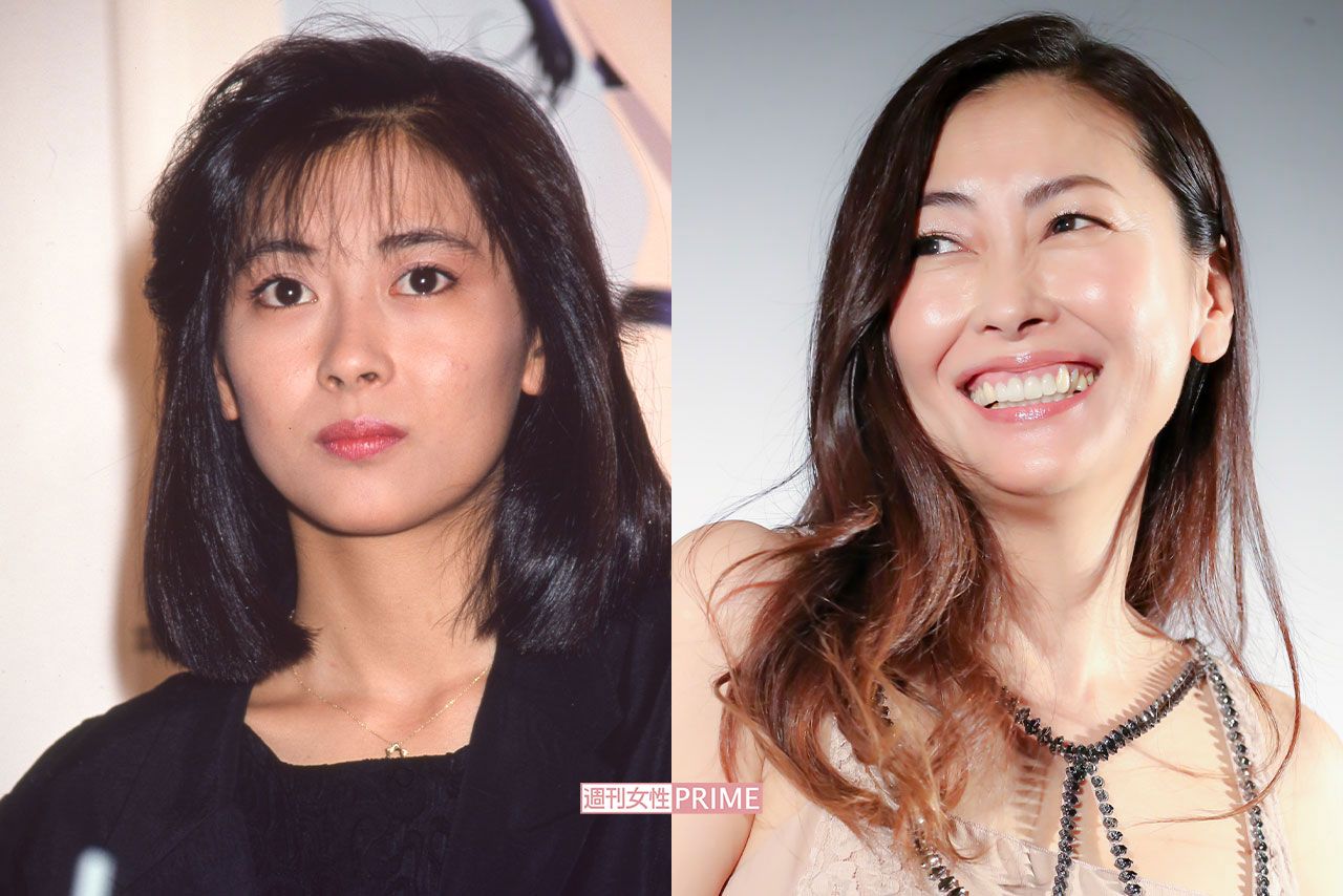 中山美穂（左は32年前）