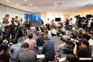 不倫謝罪会見を行った原田龍二（'19年）