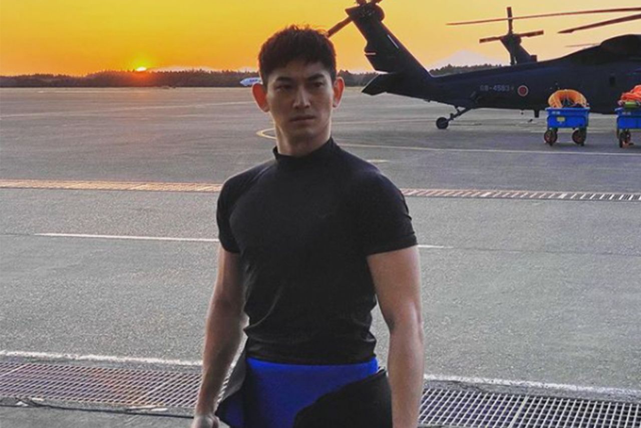 凛々しい顔つきに筋肉が似合う永山瑛太（インスタグラムより）