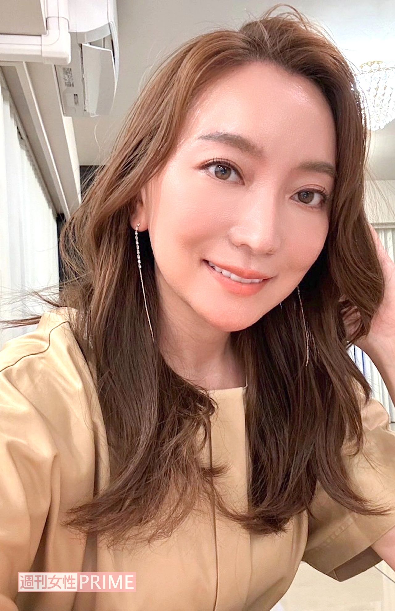 今回のイメチェンは私もお気に入り。加トちゃんにも褒められました　写真提供／加藤綾菜