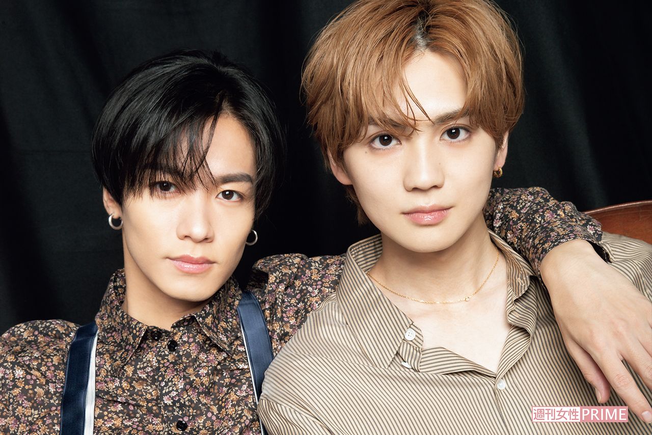川村壱馬（左）× 吉野北人（右）　撮影／矢島泰輔