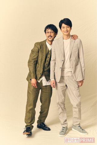向井理&北村有起哉　撮影／伊藤和幸