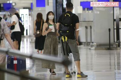 アメリカ旅行の当日、空港で落ち合った元『NMB48』の松岡知穂と実業家のX氏