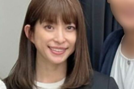 6月10日、務める化粧品ショップのセミナーに出席するために東京を訪れていた上原多香子（ショップのインスタグラムより）