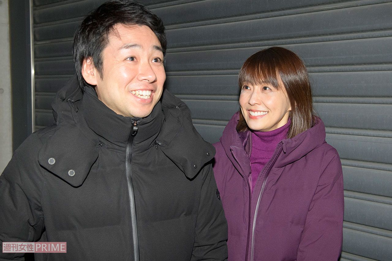 直撃に“ラブラブ対応”をみせる小林麻耶と國光さん