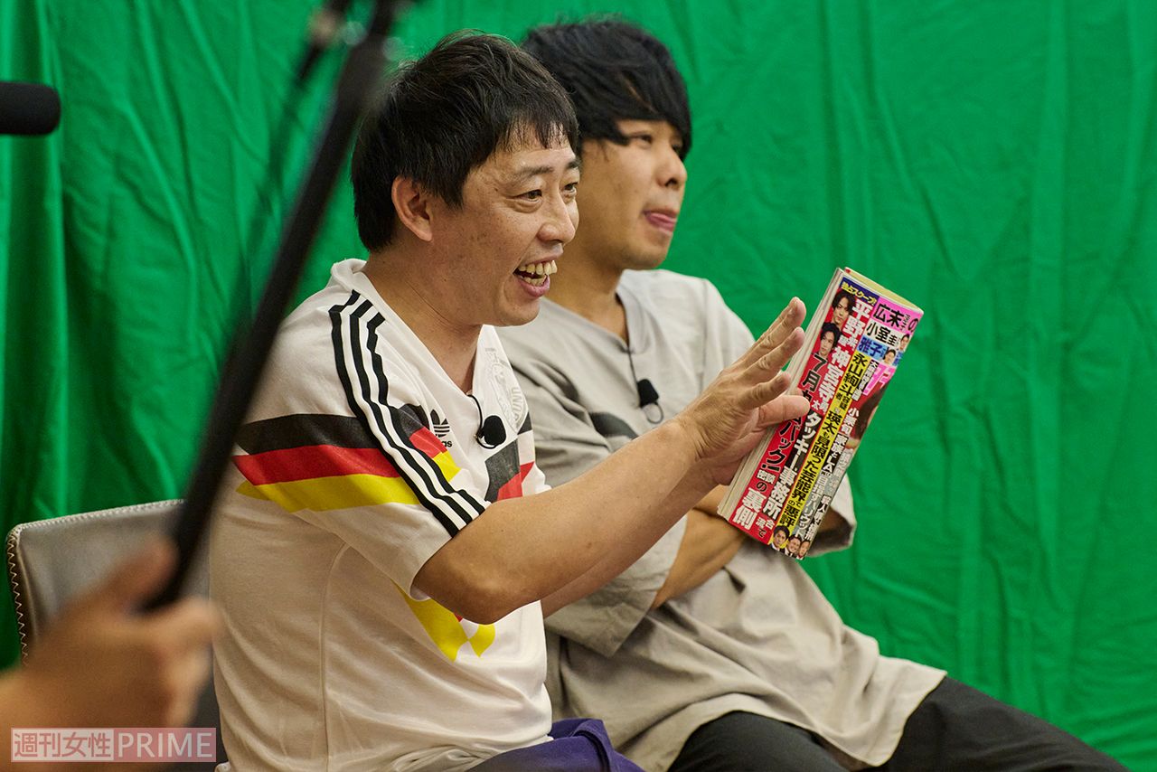 収録中のさらば青春の光