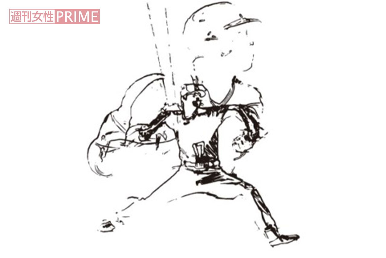 抽選販売となる『MIZUSAWAT−SHIRT』の袖口にあしらわれる、大谷翔平直筆デザインの“二刀流ロゴ”