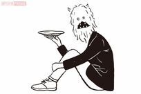 #001　シーフードドリアを食べ終わるころには