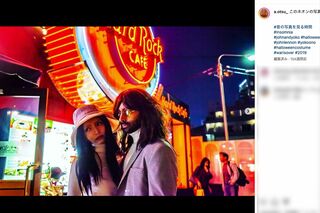 タレント時代の『政治家女子48党』党首・大津綾香（公式インスタグラムより）