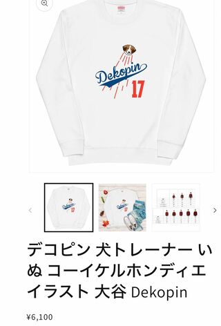 デコピン人気を受け、トレーナーやトートバッグなどを販売しているサイトもあるが、許可を得て販売しているかは定かではない（ホームページより）