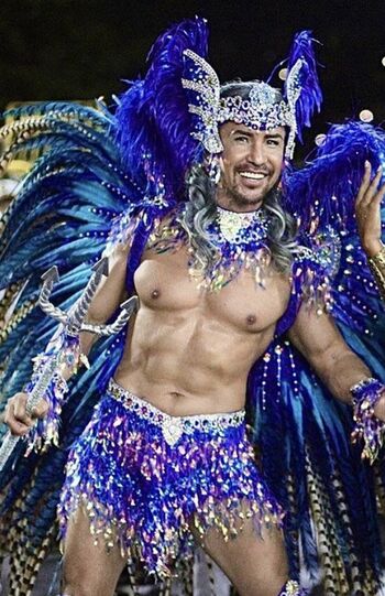 唯一の日本人男性プロサンバダンサー・中島洋二さん　写真提供／中島洋二さん