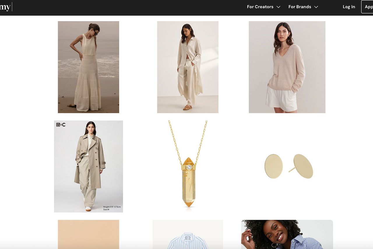 メーガン妃が2025年3月25日までに開設した『shopmy』というウェブサイト