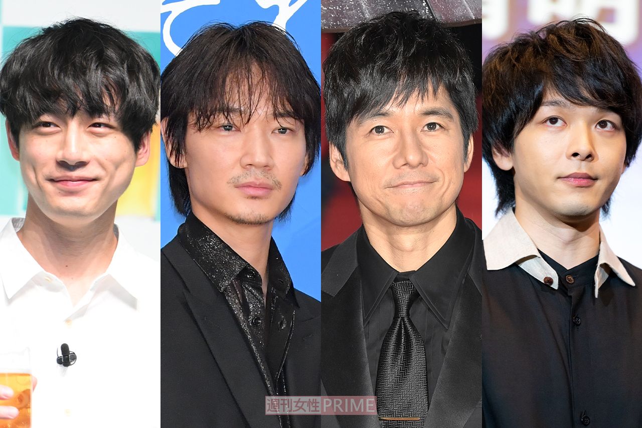 （左から）坂口健太郎、綾野剛、西島秀俊、中村倫也