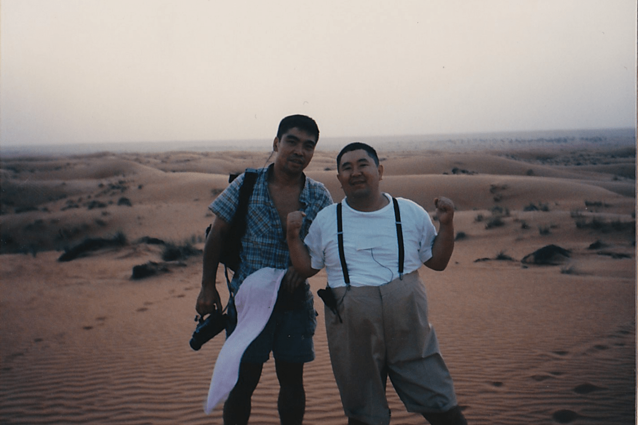 海外ロケでいつも一緒だったディレクター（当時）の〆谷浩斗さんと