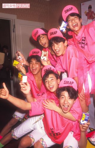 デビューしたてのSMAP