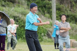 草刈正雄　映画『体操しようよ』の撮影にて('18年)　撮影／齋藤周造