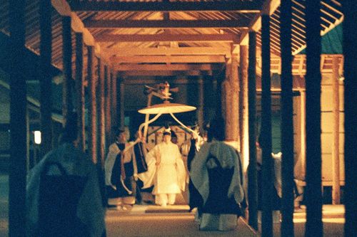 '90年11月に行われた前回の『大嘗祭』での様子