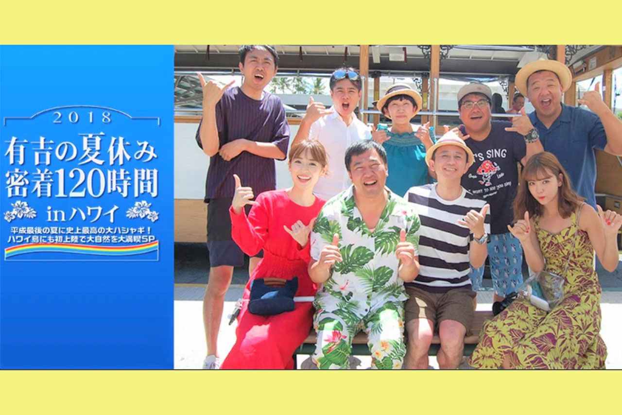 フジテレビ系の特番『有吉の夏休み』には毎回登場。有吉のツイッターでは「今日の田中」投稿が名物になっている