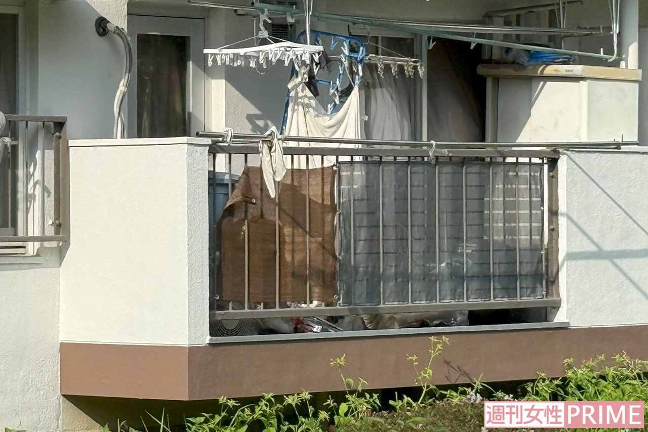 《神奈川・茅ケ崎》死体遺棄で逮捕された小椋亮容疑者宅のベランダには干しっぱなしの洗濯物があった