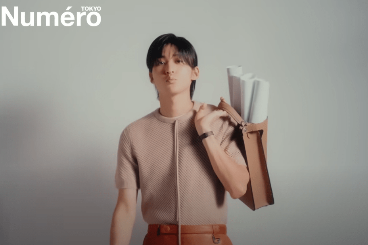 目黒蓮の舞台裏動画を公開したヌメロ・トウキョウ(ヌメロ・トウキョウ公式YouTubeチャンネルより)