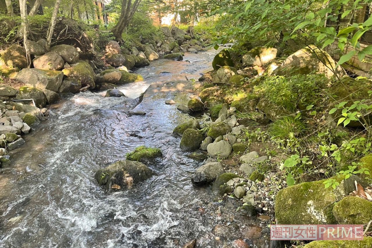 小川のせせらぎと自然で、身も心もチャージしてきました