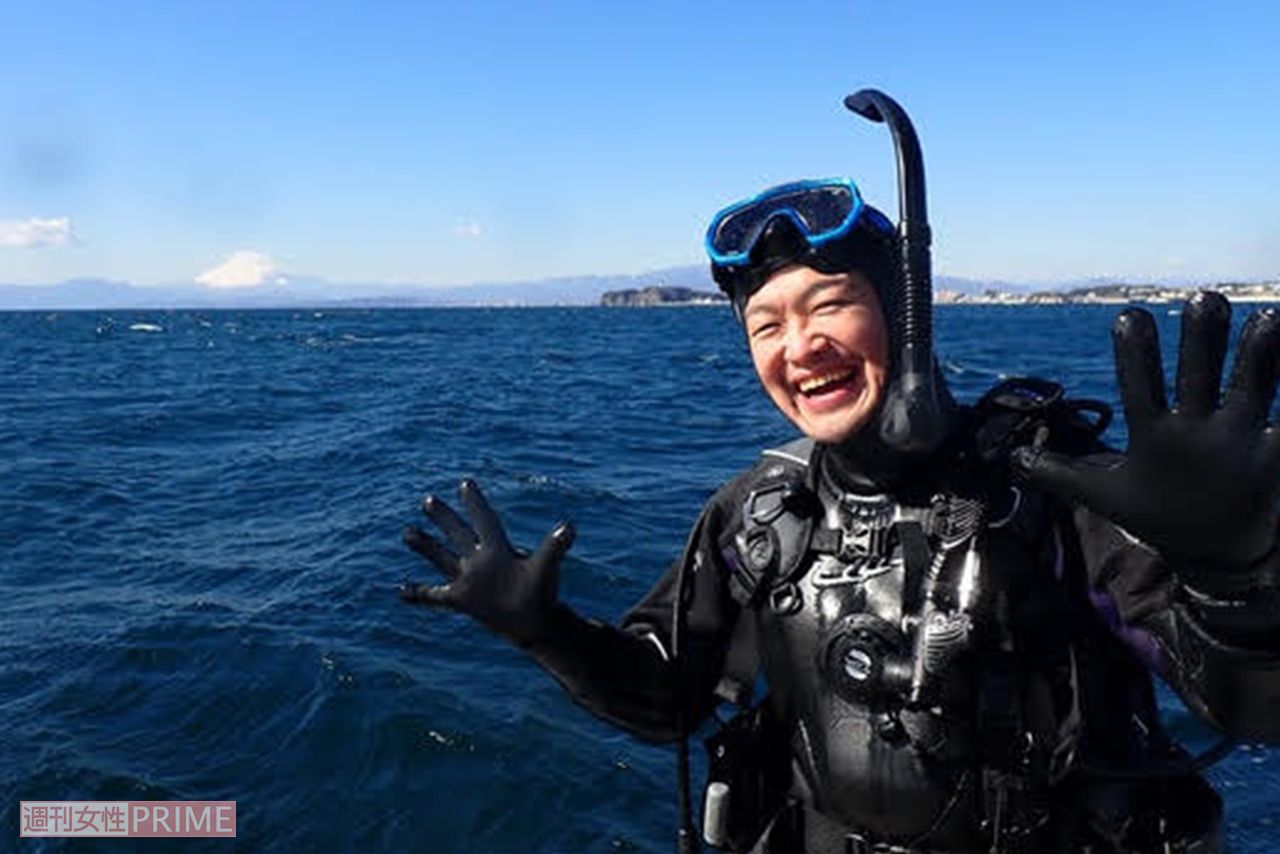 魚が棲む海にも興味が向いて始めたダイビング　撮影／伊藤和幸