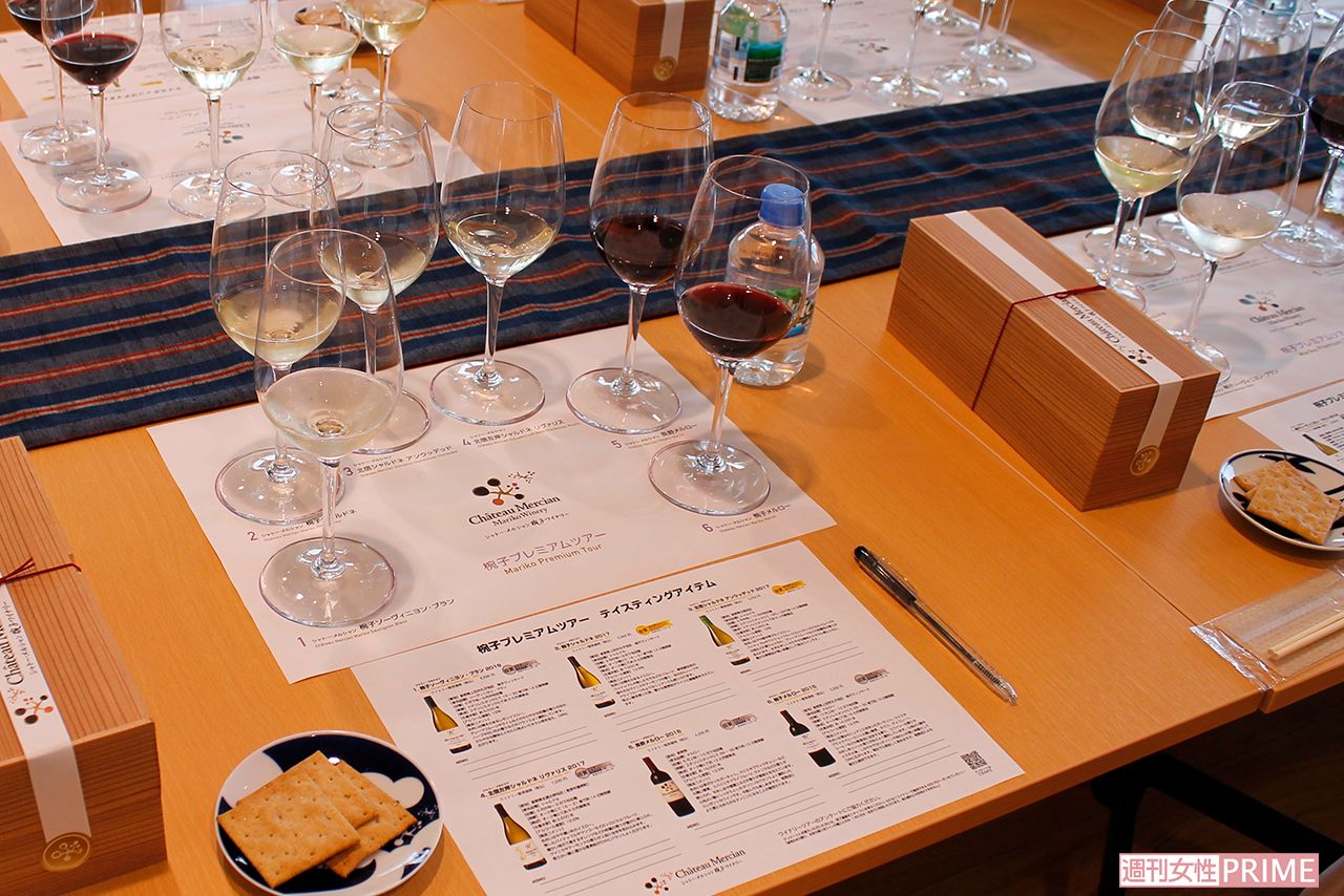 「プレミアムツアー」は6種類をテイスティング