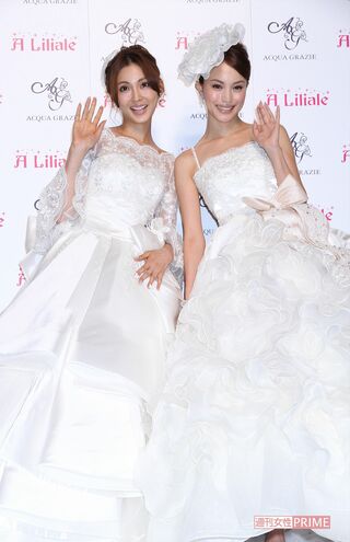 押切もえと蛯原友里（2013年）