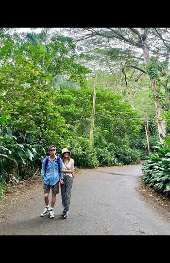 木村拓哉の51歳の誕生日にKoki,がアップした、工藤静香とのツーショット（Koki,公式インスタグラム）