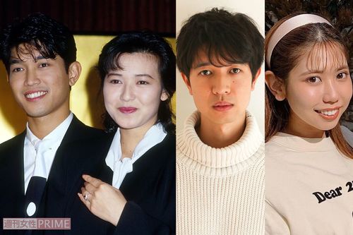 左から薬丸裕英・石川秀美夫妻（1990年）、長男の薬丸翔（所属事務所のホームページより）、長女の薬丸玲美（本人のインスタグラムより）