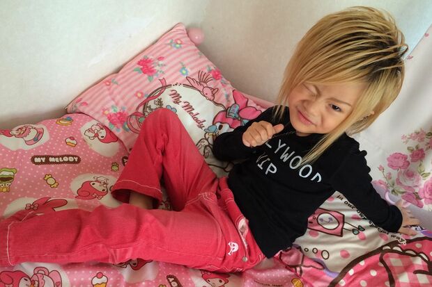 「小学生ホスト」と呼ばれていた当時の琉ちゃろ君、髪型もホスト風