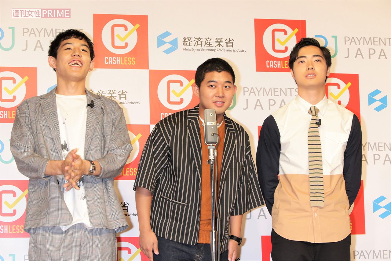 お笑い養成所で出会った都築拓紀（写真左）と石橋遼大（写真右）と'16年に『四千頭身』を結成