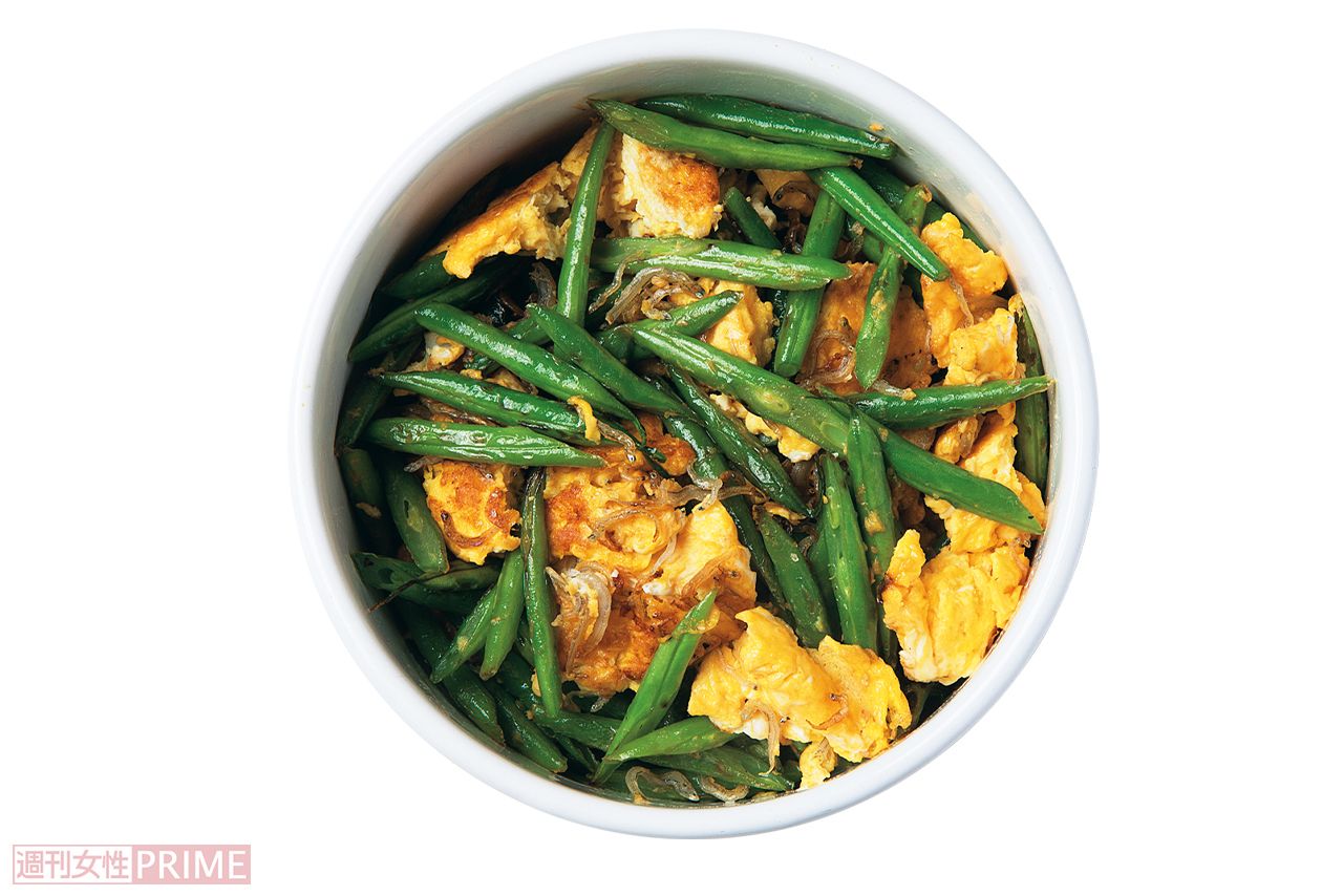 いんげんの卵炒め/全量分糖質量5.9g（撮影／千葉充）